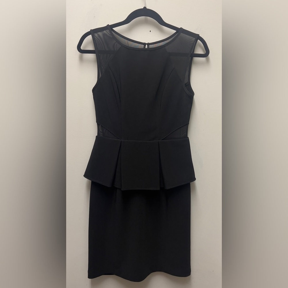 Bisou Bisou Classic Black Sleeveless Layered Apparel dress size 4